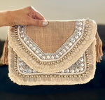 Bella Boho Handmade Clutch, Eco Friendly