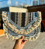Isla Boho Clutch with Coin and tassel, Eco Friendly