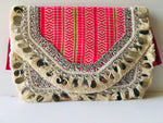 Zuzu Boho Handmade Clutch, Eco Friendly