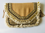 Bella Boho Handmade Clutch, Eco Friendly