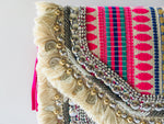 Lucy Boho Clutch, Sustainable Jute Fabric