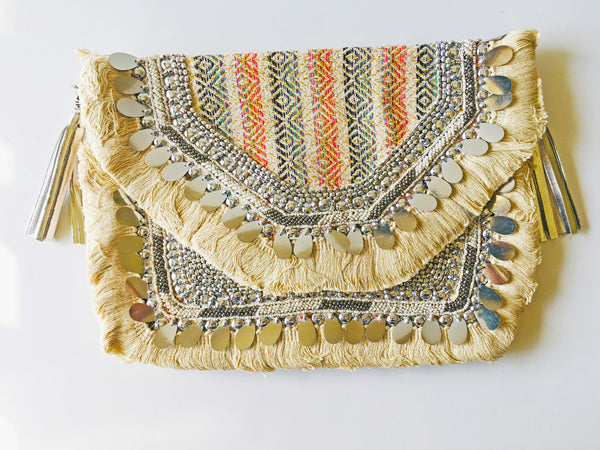 Mia Boho Clutch, Eco Friendly