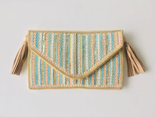 Harper Boho Clutch, Eco Friendly - hmindistyle