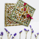 Azure Floral Handmade Cushion Covers (Set of 3)