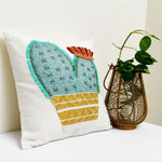 Cactus Design Beads Cushion Cover