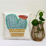 Cactus Design Beads Cushion Cover