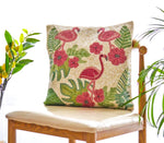 Flamingo Beads Cushion Cover