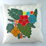 Flowers Beads Cushion Cover