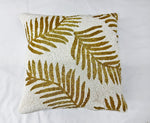HM Gold Leaf Beads Cushion Cover