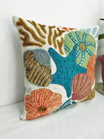 HM Multicolored Shell & Starfish Beads Cushion Cover