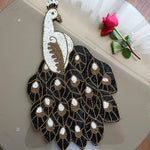 HM Peacock Beads Table Mats (Set of 6)