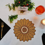 HM Sunflower Beads Table Mats (Setof 6)