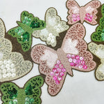 Butterflies Beaded Table Runner