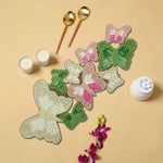 Butterflies Beaded Table Runner