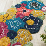 HM Floral Spring Beaded Table Runner