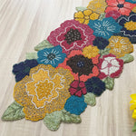 HM Floral Spring Beaded Table Runner