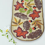 HM Maple Leaf Beaded Table Runner