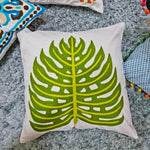 HM Monstera Leaf Throw Cushion Cover (Set of 2) - hmindistyle