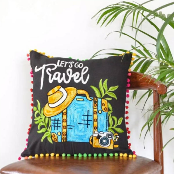 HM Travel Throw Cushion Cover (Set of 2)