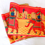 Elephant Festive - Polyester Silk Digital Printed Table Runner