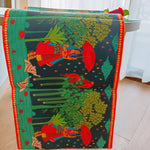 Jaipur Festive - Polyester Silk Digital Printed Table Runner