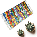 Abstract Waves with Modern Art Wall Hanging