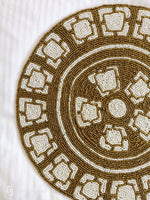 HM Squarebox Beads Table Mats (Set of 6)