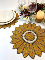 HM Sunflower Beads Table Mats (Setof 6)