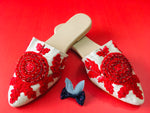 Aasma Mule with thread flower
