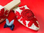 Aasma Mule with thread flower