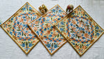Floral Charm Handmade Cushion Covers (Set of 3)