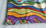 Abstract Waves with Modern Art Wall Hanging