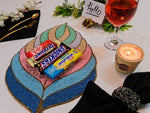 Feather Beads Table Place Mats (Set of 6)