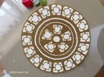 HM Squarebox Beads Table Mats (Set of 6)
